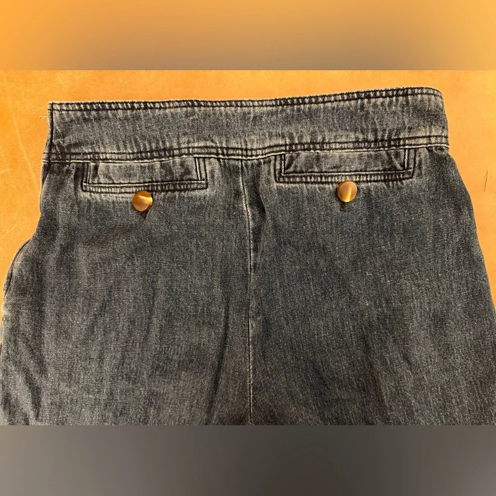 Sezane Women's Denim Culottes — size 40 / women’s 6 - Picture 3 of 5